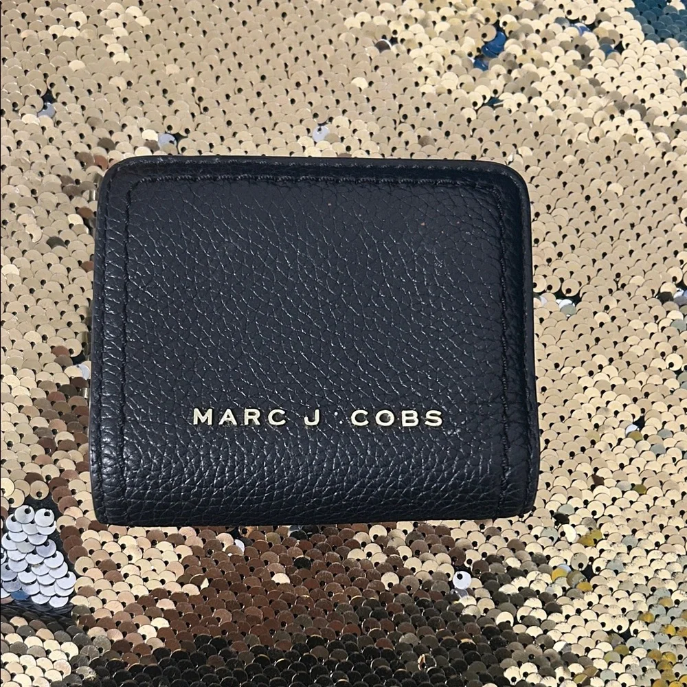 Marc Jacobs Black Leather Card Holder